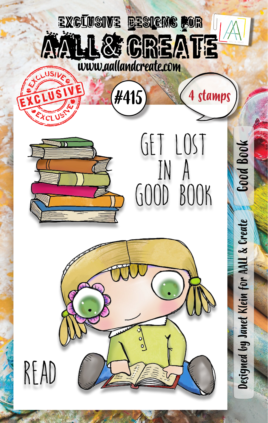 AALL and Create - A7 Stamp Set - Good Book