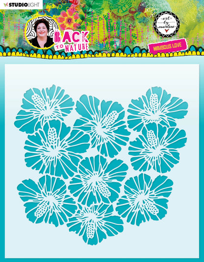 ABM Mask Hibiscus Love Back To Nature 200x200x1mm 1 PC nr.86