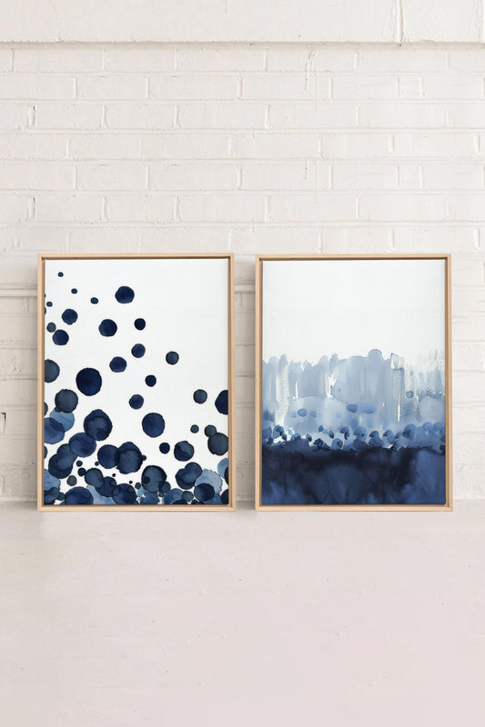 OCEAN MIST DUO (2 Werke auf gespannter Leinwand)