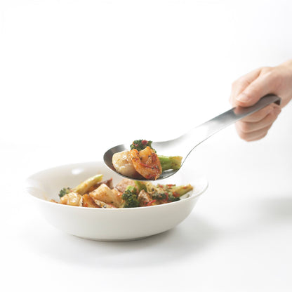 Eatoco Japan Suqu Servierlöffel – Edelstahl mit Hakenstiel (230 mm)
