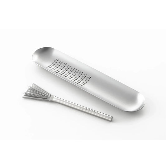Eatoco Hake Grater Brush – Japanese Stainless Steel Grater Cleaner