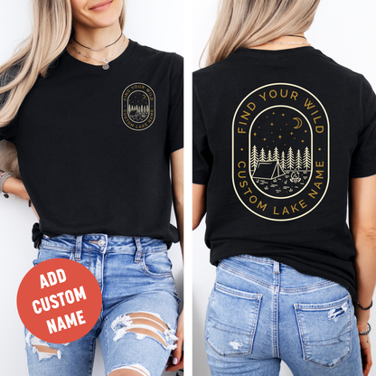 Find Your Wild Unisex T-shirt | Lake Apparel | Custom Lake Apparel