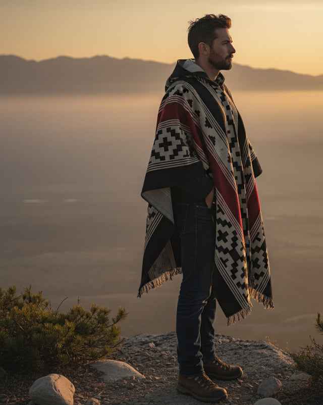 Symmetry HandMade Wool Poncho