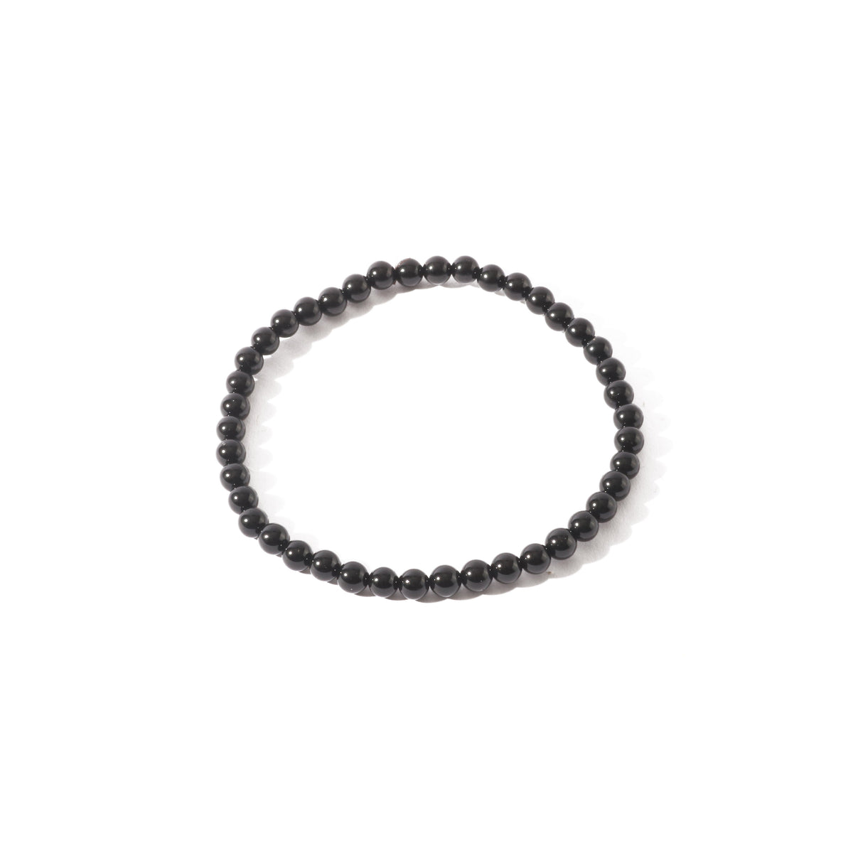 Black Tourmaline Bead Bracelet