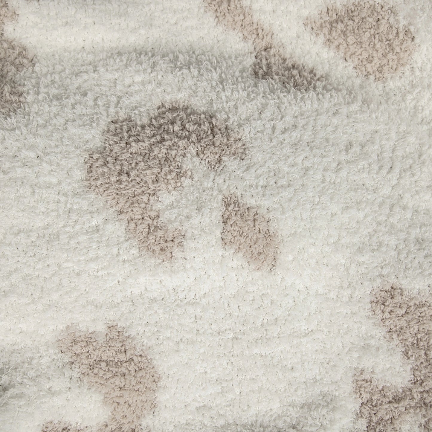 Blushing Beige & White Kuhflecken-Schmusetuch