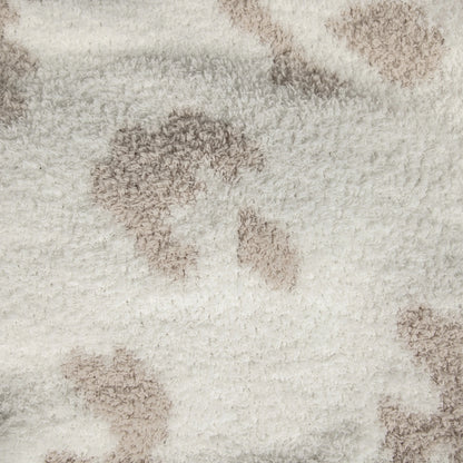 Blushing Beige & White Kuhflecken-Schmusetuch