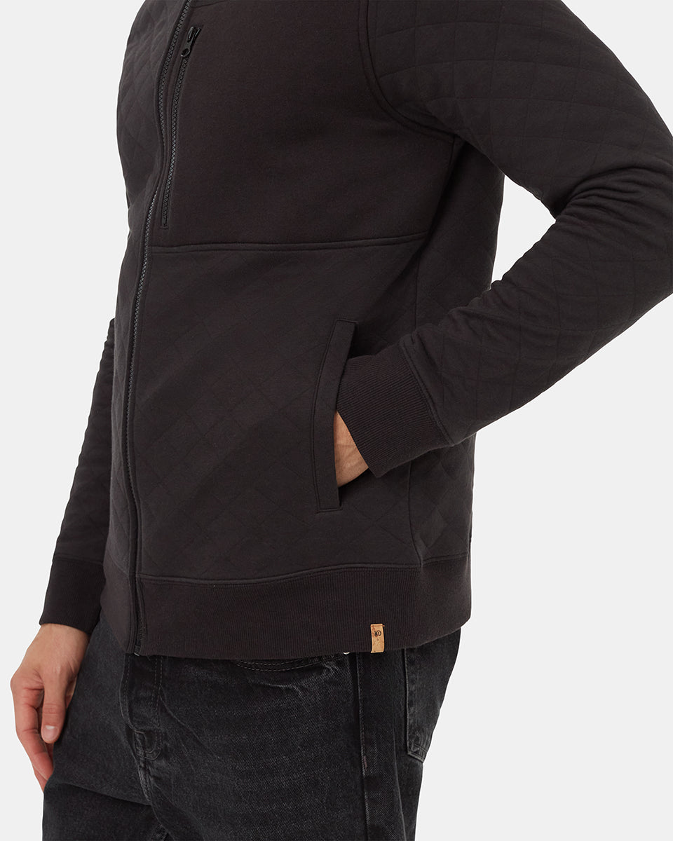 Gesteppte Jacke mit durchgehendem Reißverschluss