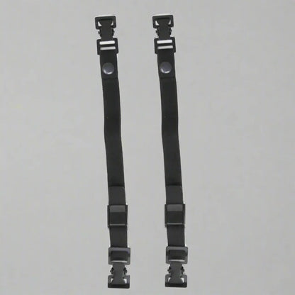 Black Snap Motorcycle Riding Pant Tie Down