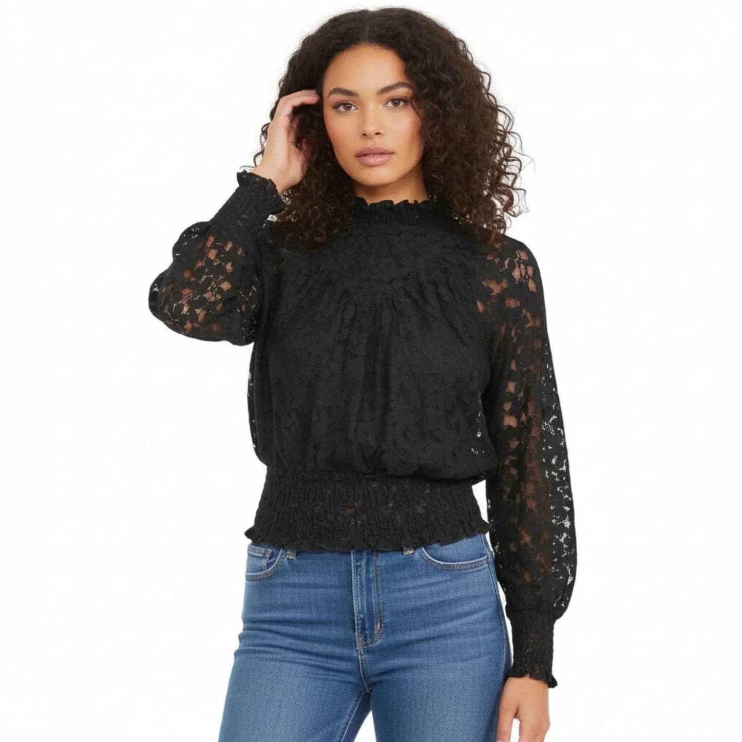 Blouse en dentelle