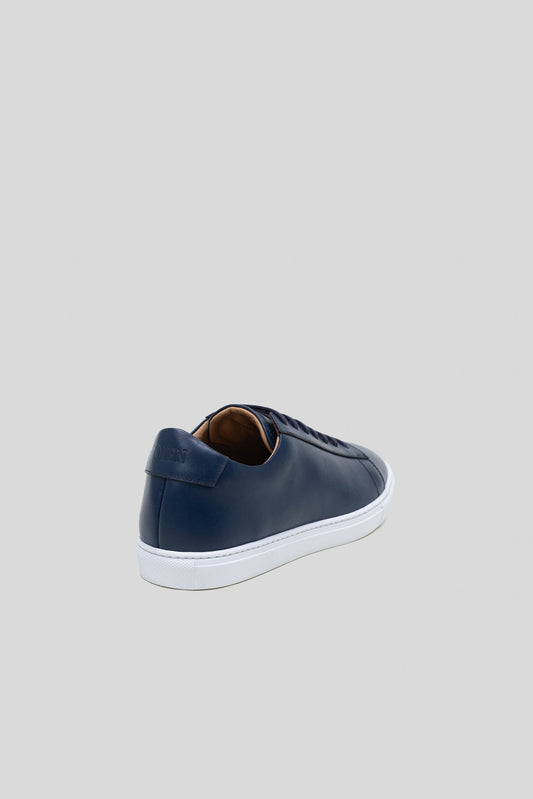 Royal Blue Calfskin Città Sneaker