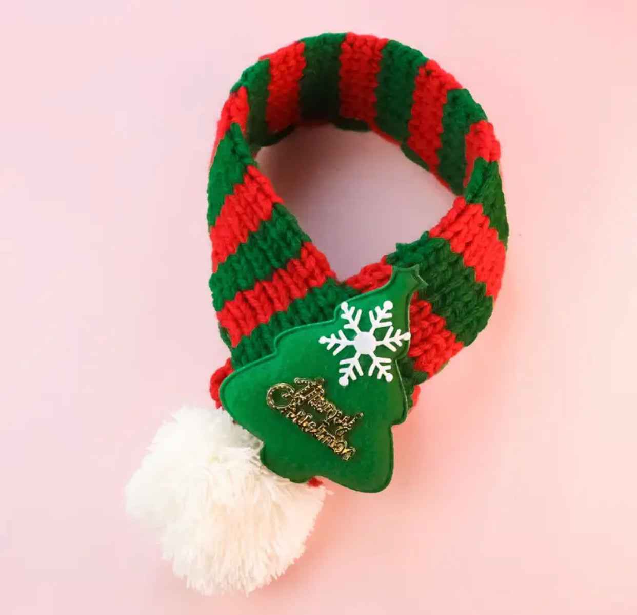 Ho Ho Ho Holiday Dog Scarf | Christmas Winter Accessory
