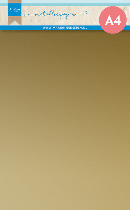 Marianne Design Metallic Paper - A4 - Gold