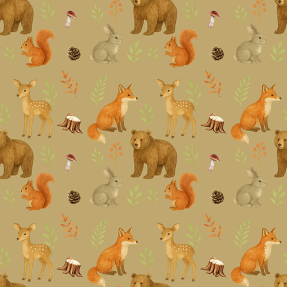 Couverture minky copain des bois 🦊 moyenne