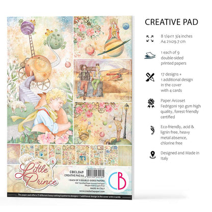 Ciao Bella The Little Prince Creative Pad A4 9/Pkg