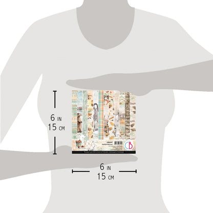 Ciao Bella The Gift of Love Paper Pad 6"x6" 24/Pkg