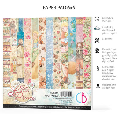 Ciao Bella The Little Prince Paper Pad 6"x6" 24/Pkg