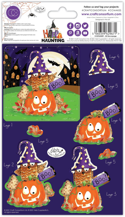 Happy Haunting - 3D Decoupage
