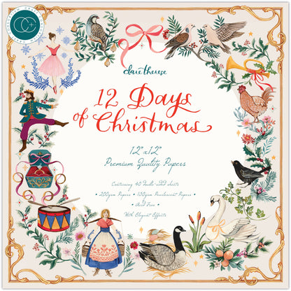 Craft Consortium 12 Days Of Christmas - 12x12 Paper Pad