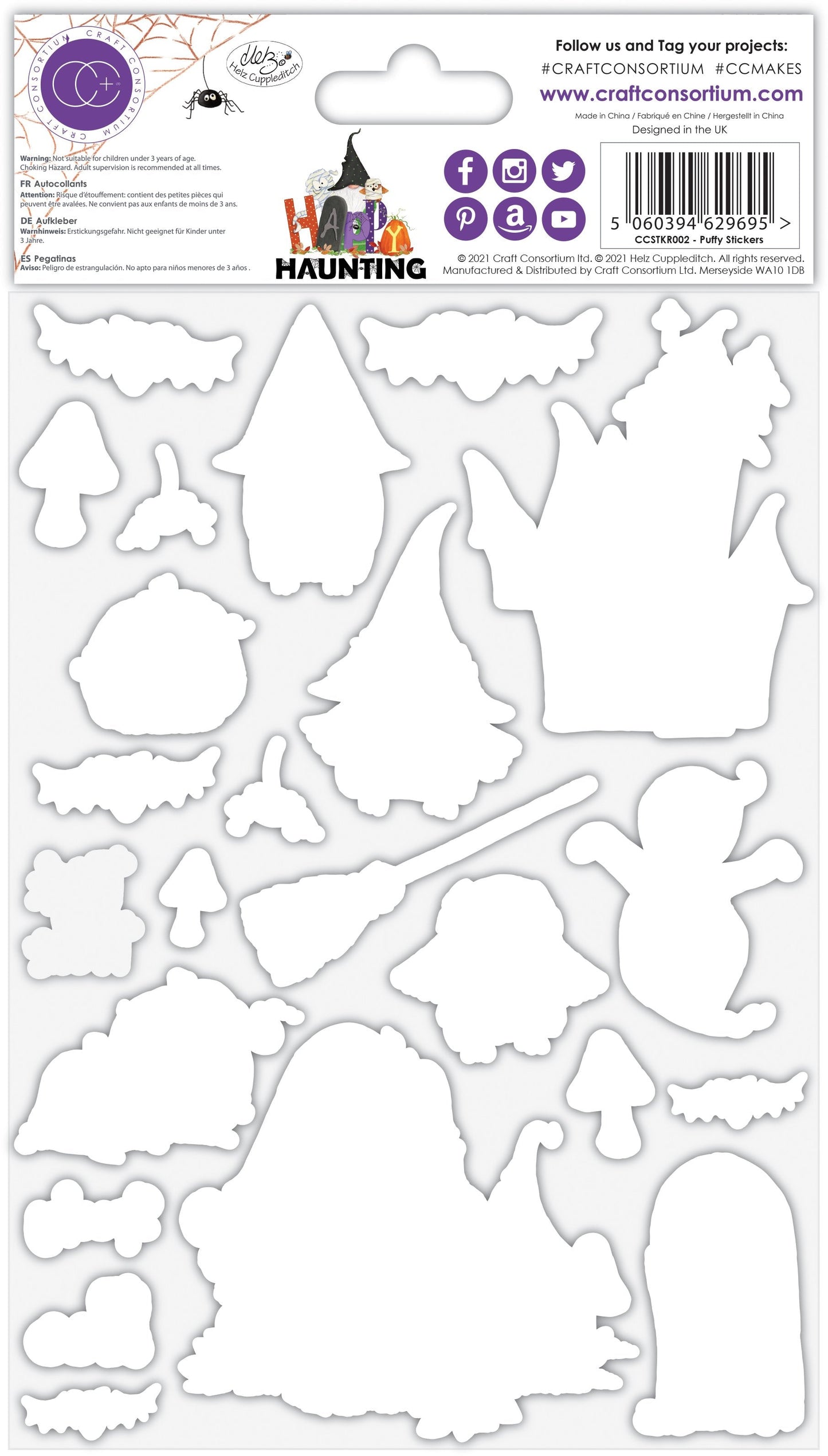 Happy Haunting - Puffy Stickers