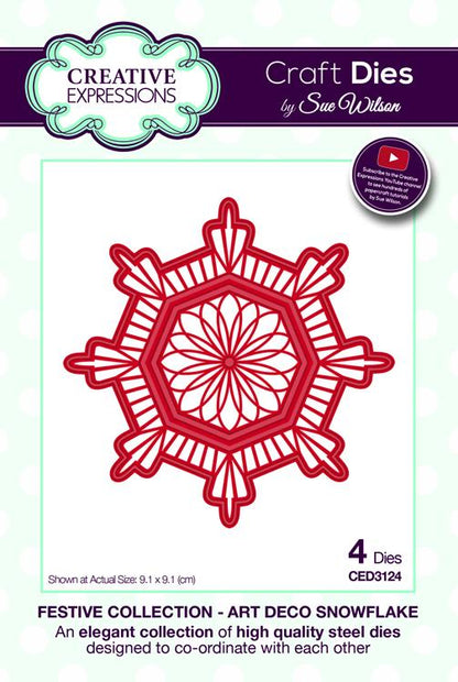 Festive Collection Art Deco Snowflake
