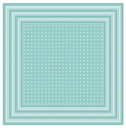 Shadow Box Collection Stitched Square Peg Board Die