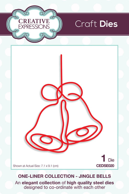Creative Expressions One-liner Collection Jingle Bells Craft Die