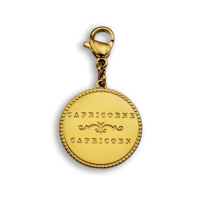 ZODIAC CONSTELLATION Double Sided Charm