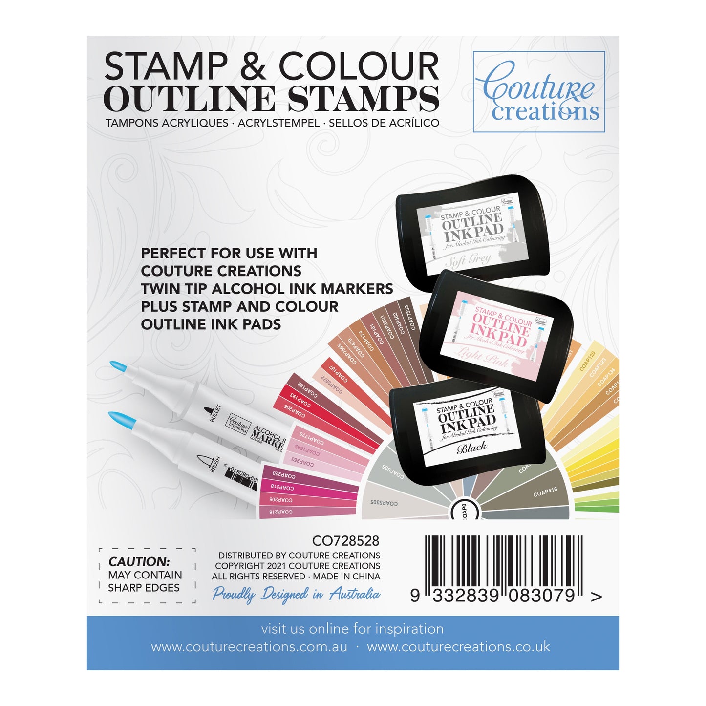 Ringing Bells Outline Stamp (1pc)