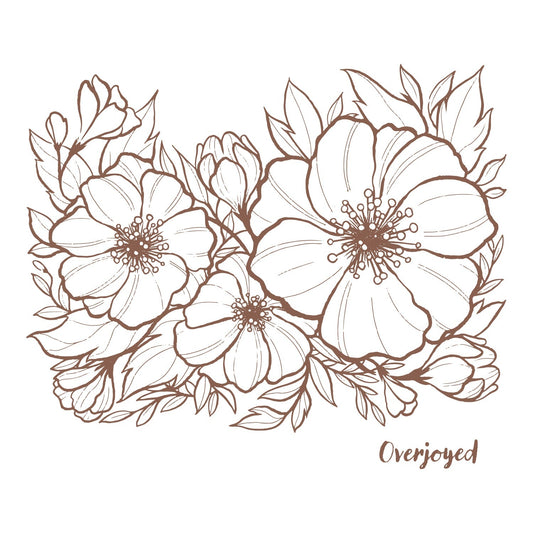 Petunia Background Acrylic Photopolymer Stamp Set (2pc)