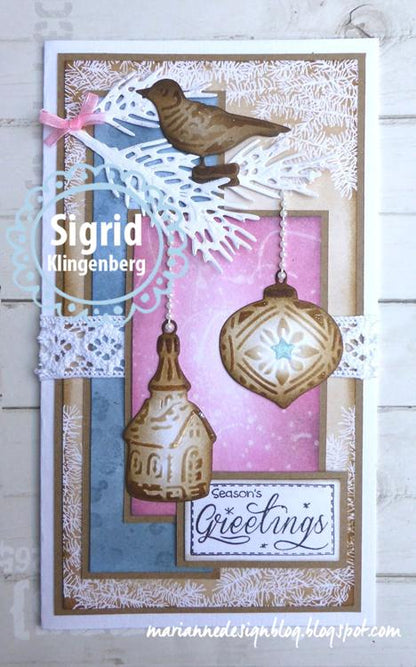 Marianne Design: Craftables Dies - Tiny's Ornaments Baubles