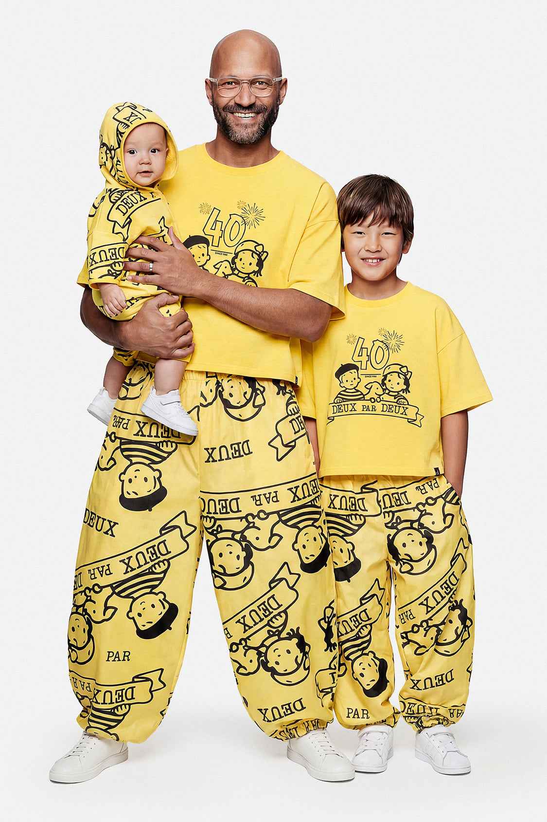 Adult 40Th Anniversary Graphic Boxy T-Shirt Honey Yellow