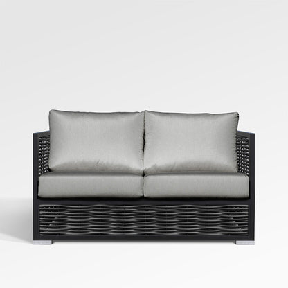 Chestnut Loveseat with Sunbrella® Cushions