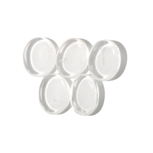 Clear Quartz Worry Stone - Pack of 5