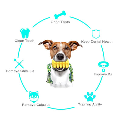 Corn Dog Chew Toy for Aggressive Chewers