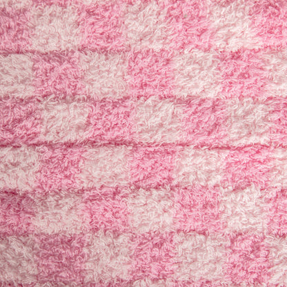 Cotton Candy Check Print Extended Throw