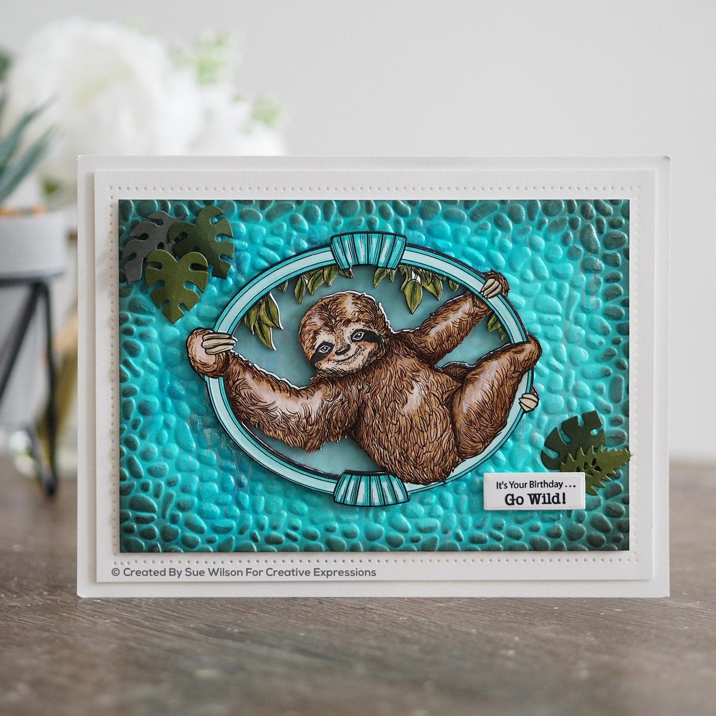 Sue Wilson Safari Collection Sloth Craft Die