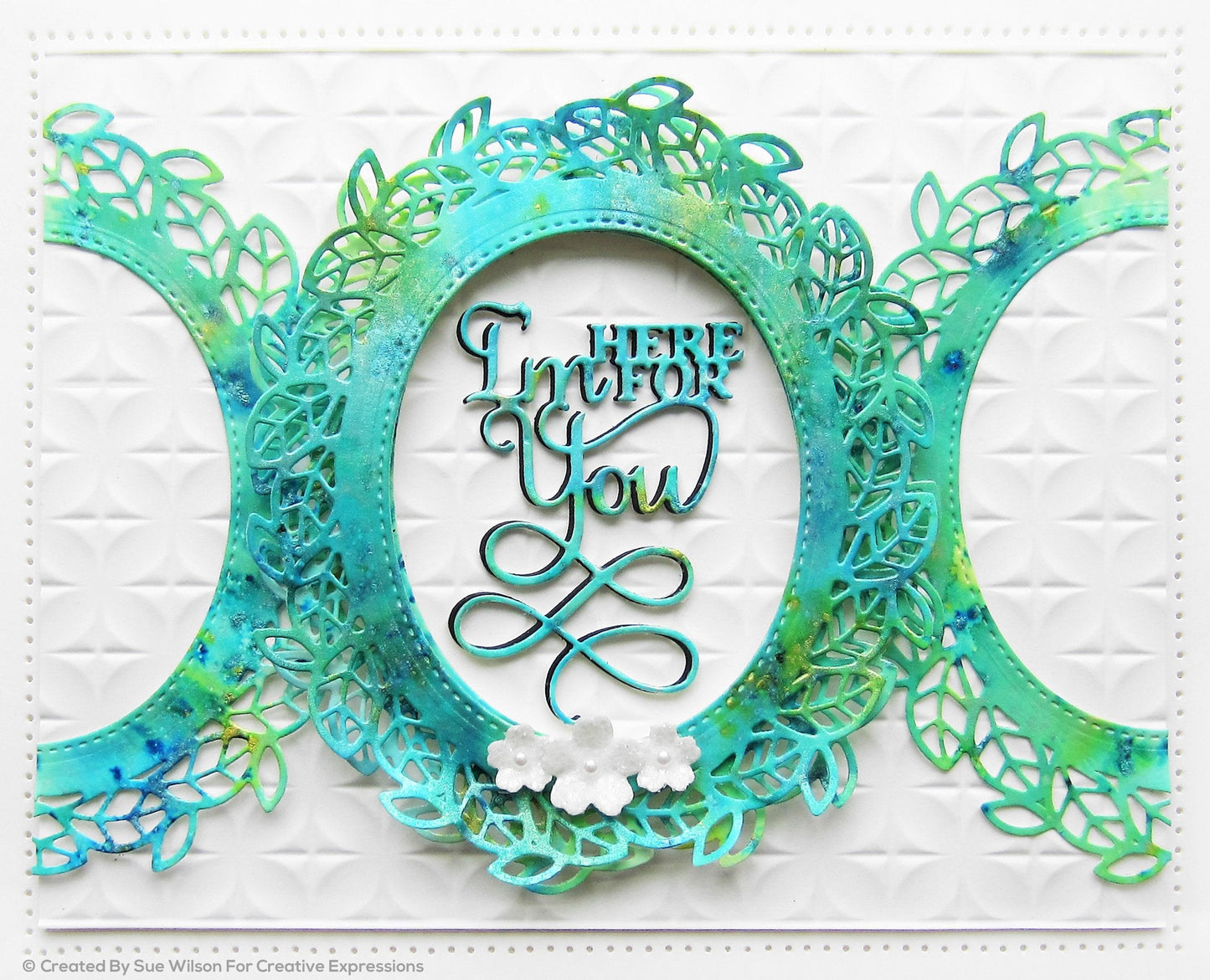 Sue Wilson Frames & Tags Leafy Oval Craft Die