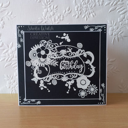 Creative Expressions Designer Boutique Breezy Elements 6 in x 4 in Clear Stamp Set