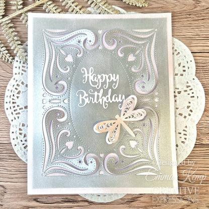 Creative Expressions Jamie Rodgers Oval Heart Frame Craft Die