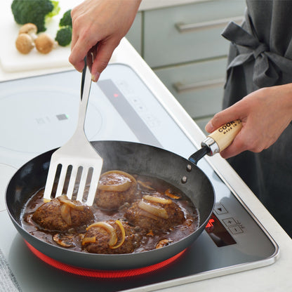 Yoshikawa Cook-Pal Ren Japanese Deep Fry Pan 28cm Carbon Steel | Japan