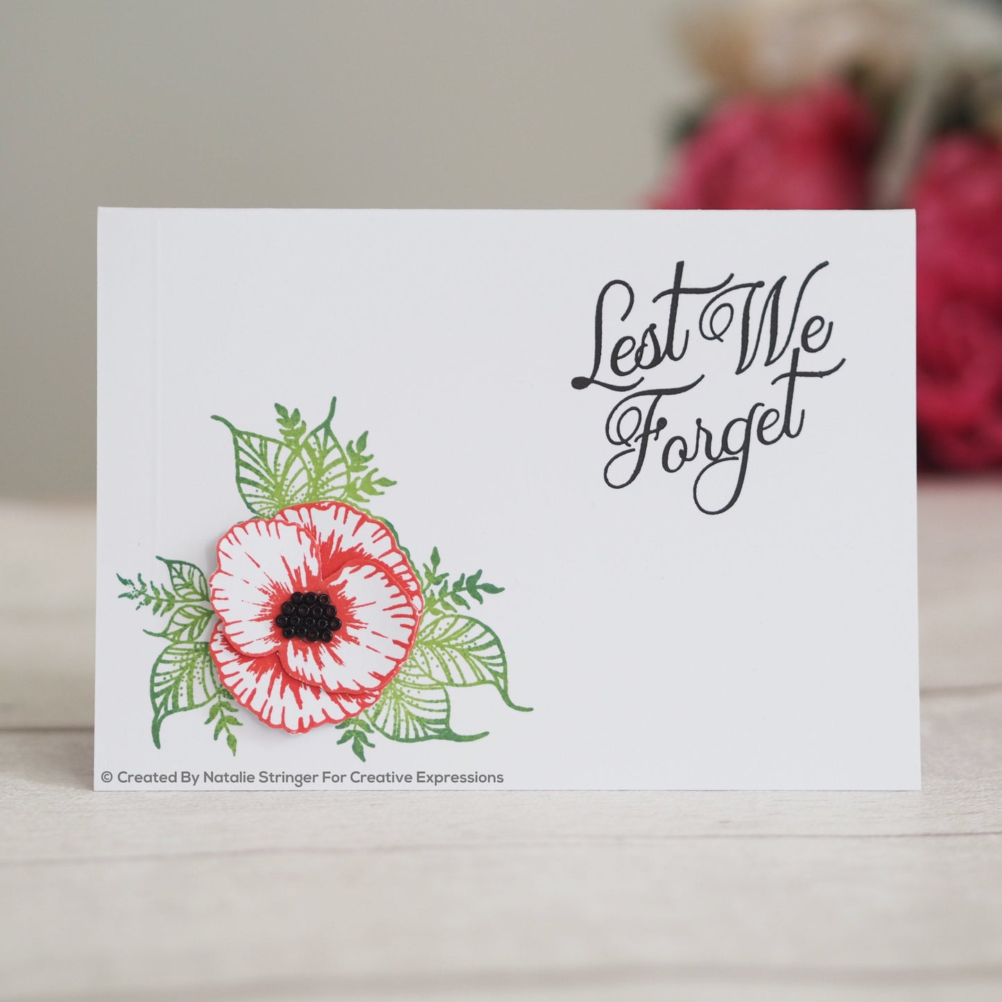 Designer Boutique Collection Remember A5 Clear Stamp Set