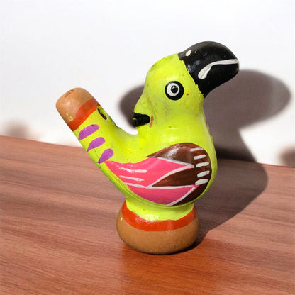 Painted Parrot Bird Water Whistle