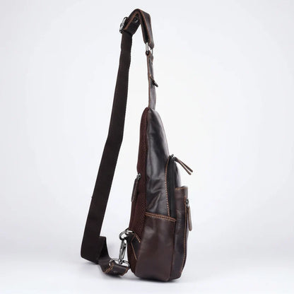 Greenwood Leather Crossbody Chest Bag