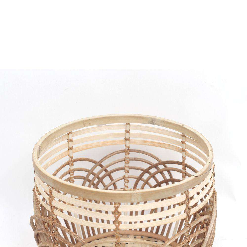 Blumentopf „Elena“ aus Rattan (verschiedene Größen erhältlich)