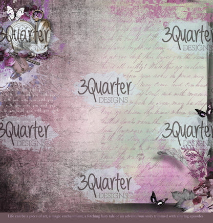 3Quarter Designs - Enchanted Amethyst - Scrapbook Collection