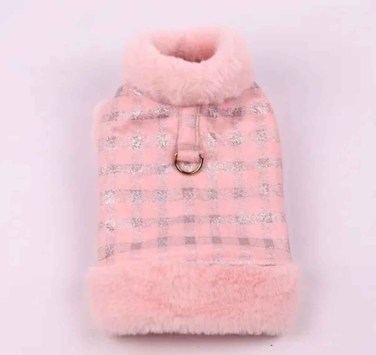 Sienna Fleece Harness Dog Coat | Warm Dog Coat with Built-In Harness
