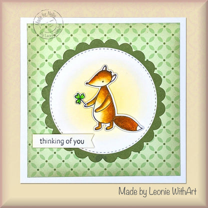 Nellie's Choice Clear Stamp Forest Friends-Just Wanna Say Hi