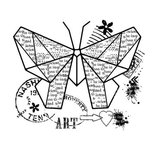 Woodware Clear Singles Paper Butterfly