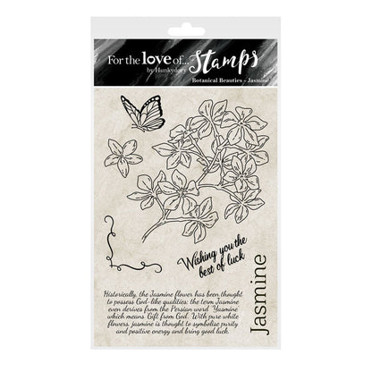 For The Love Of Stamps - Botanical Beauties - Jasmine A6 Stamp Set