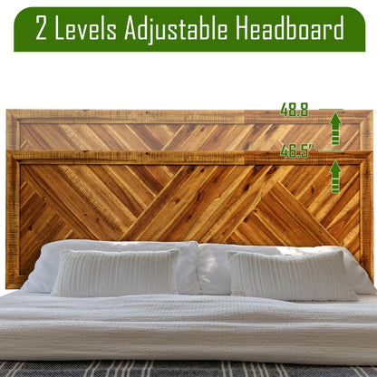 Sierra Deluxe Solid Wood Bed Frame